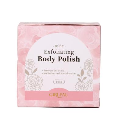 China Hot Selling Exfoliator Whole Body Exfoliating Skin Brightening Whitening Ice Cream Body Scrub Cream for sale