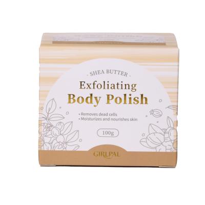 China Hot Selling Exfoliator Whole Body Exfoliating Skin Lighting Skin Radiation Ice Cream Body Scrub Cream for sale