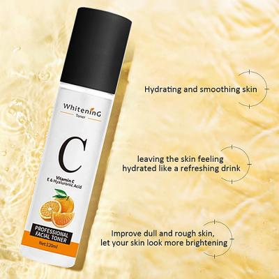 China Private Label Face Toner Anti Wrinkle Anti Aging Water Skin Care Vitamin C Hydrating Brightening Facial Toner for sale