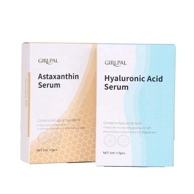 China Skin Revitalizer Private Label Customized OEM Serum Organic Natural Facial Hyaluronic Acid Brightening Serum for sale