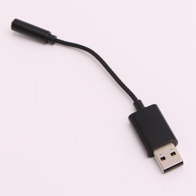 China Devices USB to 3.5mm Audio Jack USB-A to Audio Jack Adapter Compatible with Headphone, PC Mac PS4 PS5 for sale