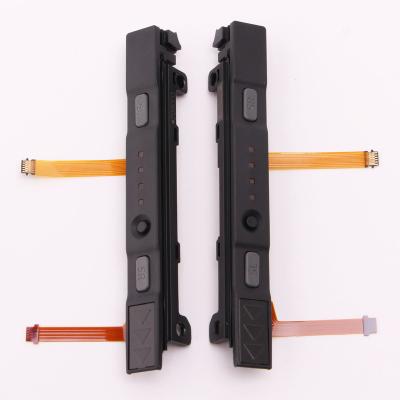 China Nintendo Swicth Complete OEM Left Right Plastic Rail Assembly with Flex Cable for NS Switch Joy-Con Gray for sale