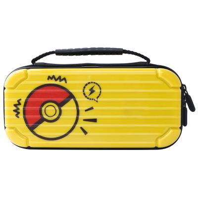 China Protective Storage Yellow Protective Hard Case Carry Bag for Switch Lite - Pikachu and Pokeball for sale