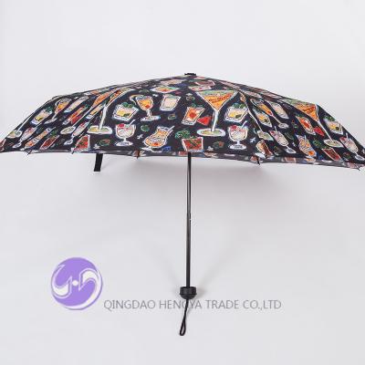 China All In 1 Custom Art Design Digital Printed Sun Umbrella for sale