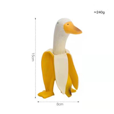 China Plush Sofe Stuffed Toy Comical Duck Banana Modeling Creative Comic Toy Party Decorating Home Decorating Gift Resin Crafts for sale