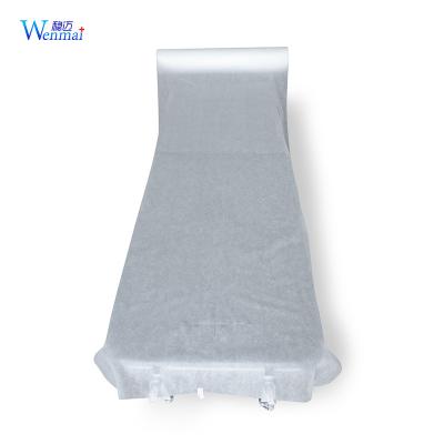 China Healthy Non Woven Fabric Single Use White Disposable Bed Sheets For Spa Massage Sheet Table Sheet for sale