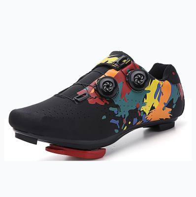 China Cotton fabric mixes new custom outdoor professional cycling shoes road cycling sneakers road carbon bike cycling shoes new men's OEM cycling shoes for sale