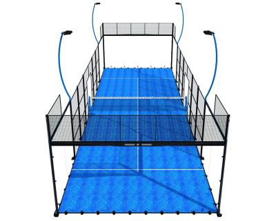 China Best Quality Panoramic Paddle Court Padel Court 10m*20m for sale