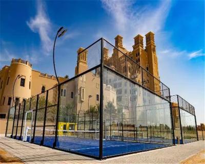 China full superb panoramic court 10m*20m of padel for sale