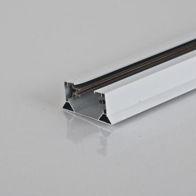 China 1m 2m modern high quality aluminum rail track 2 wire ceiling track 3m led track light rail for sale