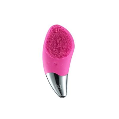 China Electric Facial Brush Silicone Skin Massager Vibration Face Detergent Deep Cleansing Pore Cleansing Device for sale