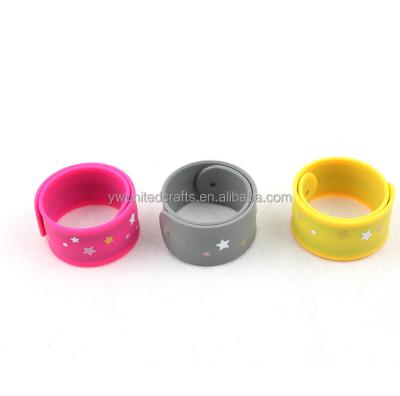 China China Promotional Gift Silicone Wristband, Wholesale Rubber Slap Wristband, Custom Silicone Slap Band for sale