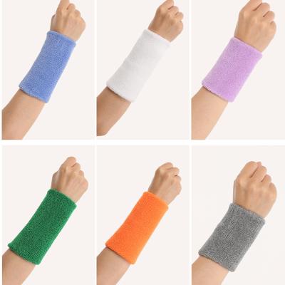 China Sports Yoga Cotton Gym Hand Band Sweat Band Wristband for sale