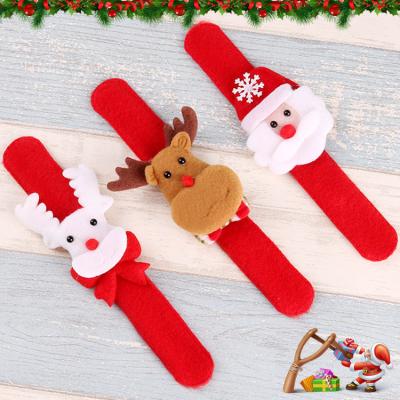 China Eco Friendly Wholesale Christmas Gifts Hand Band Plush Slap Band for sale