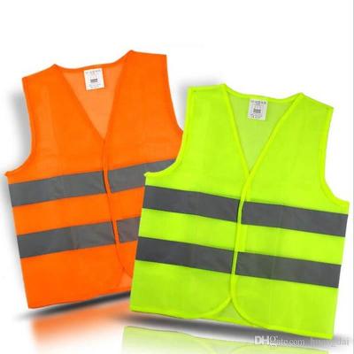 China Light Weight Yellow Reflective Polyester Vest Water Proof Safety Vest 100% Solid Material for sale