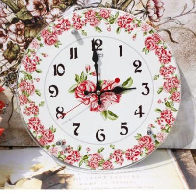 China Sizes Large Home Decor 2016 OEM Wooden Wall Clock For Home Decoration Round Shape MDF Clock For Wholesale for sale