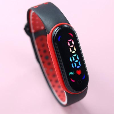 China Full calendar factory direct sales M7 double-color LED electronic watch foreign trade hot sale student sports contact waterproof watch for sale