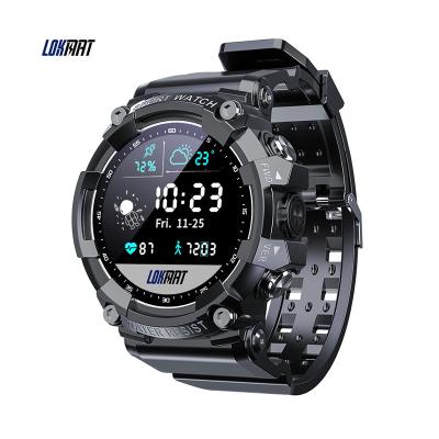 China Original Heart Rate Monitor Smart Watch LOKMAT 3 Touch Screen BT Call Music 600mAh Polymer Battery Fitness Tracker for sale