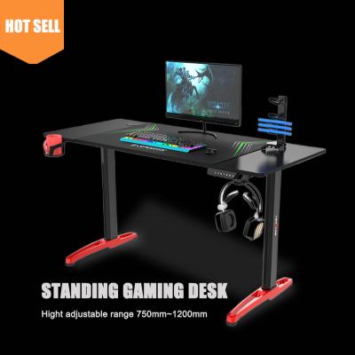 China Electric Adjustable Sit-Rack Computer Gaming Position Standing Desk Modern Adjustable Office Desk for sale