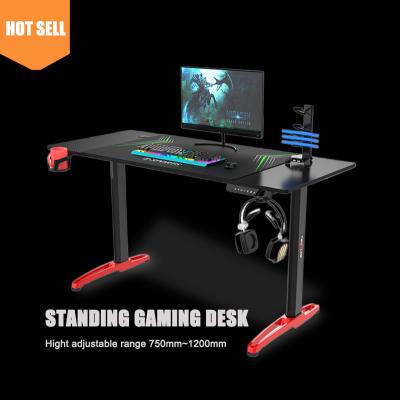 China Modern Executive Sit Rack Desk Motorized Electric Standing Desk Wood Sit Rack Desk for sale