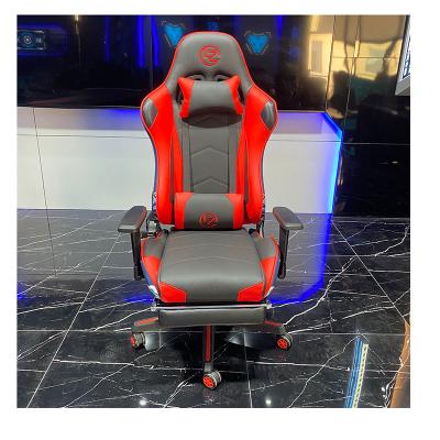 China Wholesale Leather Stitching Rotating PU Racing Gaming Chair PU Leather Commercial Office Gamer Racing Chair for sale