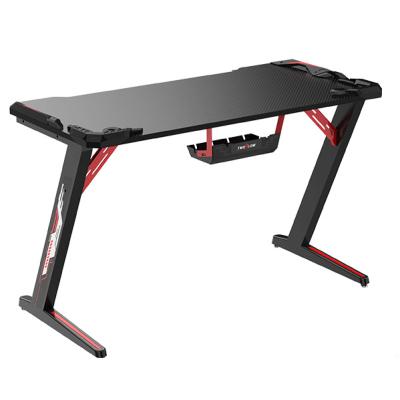 China (Height)Adjustable Gaming Desk Racing Ergonomic Gaming Table Design PC Gaming Desk For E-sports for sale