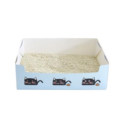 China Degradable Elephant Cat Litter Box For Cats Disposable Cat Litter Box Portable Travel Pulp Environmental Friendly Small Package for sale