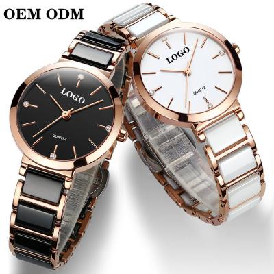 China Luxury Chronograph OEM ODM Brand Women Quartz Waterproof Stainless Steel Watch OEM Supply Fashion Business Wrist Lady Analog Watch for sale