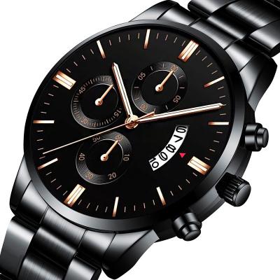 China Black Dial 41.5mm Black Dial 41.5mm Man Wrist Watch Automatic Calendar Timer Chronograph Quartz Men Date Quartz Watches for sale