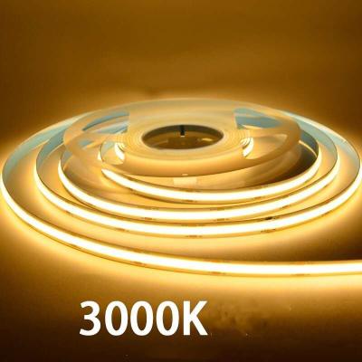 China Waterproof IP20 6000k 6500k hotel cob led strip light 24v led cob strip for sale