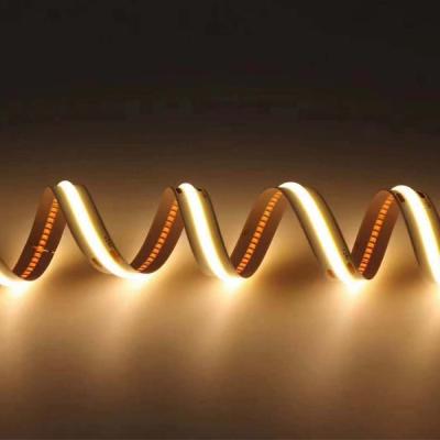 China DC12V 24V 8mm Warm White COB LED Flexible Strip 360LEDs/Meter LED Warm White Bendable White Lights for sale