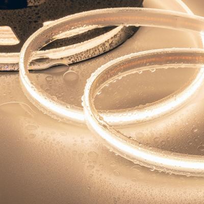 China Residential White COB LED Strip Light 8mm FPC Cable LED Strip Light 5m White - High CRI 12V/24V IP20 IP65 COB Strip Lighting for sale