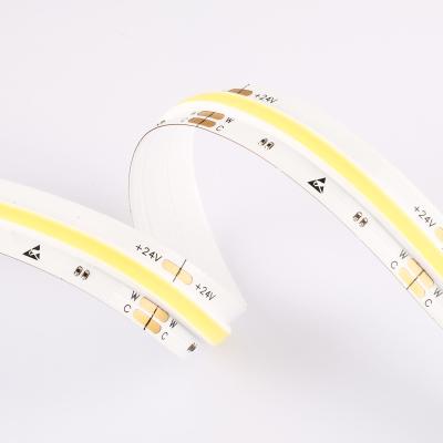 China IP20 IP65 5m Residential Adjustable White High Density COB LED Strip Light COB LED Strip for sale