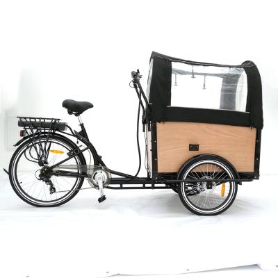 China Steel Mechanical Disc Brake Disc Brake Europe Warehouse Family Electric Cargo Bike for sale