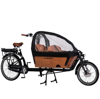 China Steel 2 Wheel Electric Cargo Bike For Euro Family Style for sale