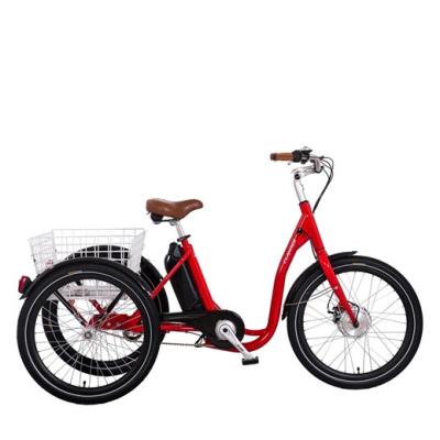 China Cargo Tricycle 250W Three Wheel Electric Bicycle 24 Inch Electric Adult Tricycles For Sale for sale