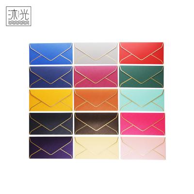 China Multi Gift Envelope China Manufacturer Hot Stamping Frame Pearl Paper Invitation Envelopes for sale