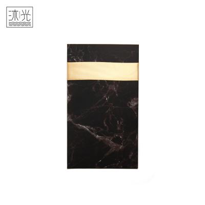 China China Fashion Luxury Card Type Wedding Invitations Marble Pattern Invitation for sale