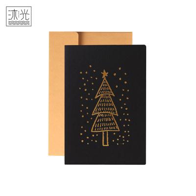 China Wholesale Custom Handmade China Holiday Paper Christmas Greeting Postcard for sale