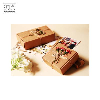 China Recyclable Wholesale Gift Wrapping Paper Box Decorative Foldable Eco Friendly Packaging for sale