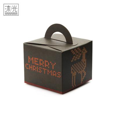 China Recycled Materials China Factory Direct Selling Stock Christmas Gift Wrapping Paper Christmas Candy Packing Boxes for sale