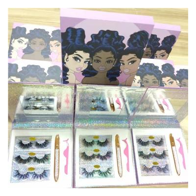 China Goods Well Priced Magnetic Mink Eyelashes Real Mink Eyelash for sale