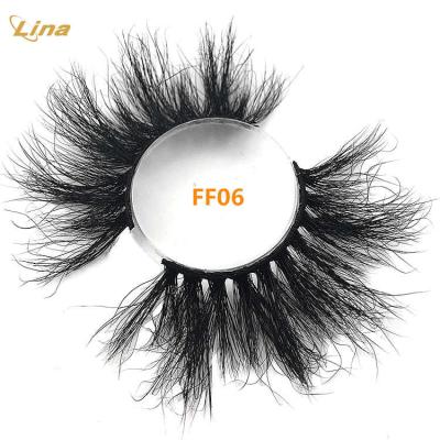 China Good Customized Good Price Professional False Eyelashes Wholesale 25mm Mink Eyelash Vandors for sale