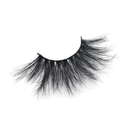 China Long Lasting Dramatic 25mm Mink Eyelashes Whole Price With Private Custom Packaging for sale