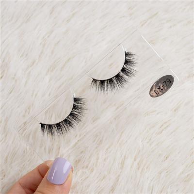 China Short Style Natural Mink Lashes Luxury 3d Mink Eyelashes 100% Real Mink Eyelashes for sale