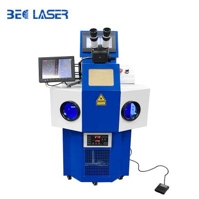 China 200W Hotels Water Cooler Jewelry Laser Welding Machine CCD Embedded Jewelry Making Machine Fast And Efficient 3D Laser Welder for sale