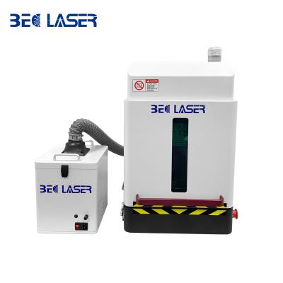 China 20w 30w 50w 100w JPT rotary fiber laser marker machine aluminum price included raycus metal industrial brass plastic bird ring air cooled for sale