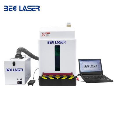 China 20W 30W 50W 60W 100W 2.5D 3D Air Cooled Metal Jewelry JPT Raycus IPG Embedded Fiber Laser Engraving Machine Deep Marking Price for sale