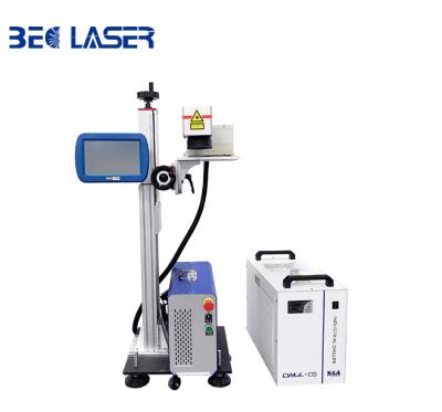 China 3D Marking Deep Online Flight JPT Laser Marking Machine UV Cable With Safety Cover For HDPE/PVC/ABS Pipeline for sale