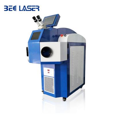 China Tin/copper/tweezer/gold/silver laser welding CE 3D jewelry 200w laser welding machine built-in water chiller for ring glasses frame welder price for sale